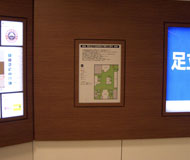 駅舎案内板